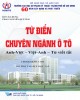 Ebook Từ điển chuyên ngành ô tô: Phần 1