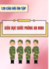 120 câu hỏi ôn tập môn Giáo dục Quốc phòng - An ninh