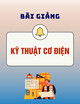 Bài Giảng Kỹ thuật cơ điện - GV. Đinh Hải Lĩnh